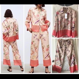 Zara Floral Pajama Set